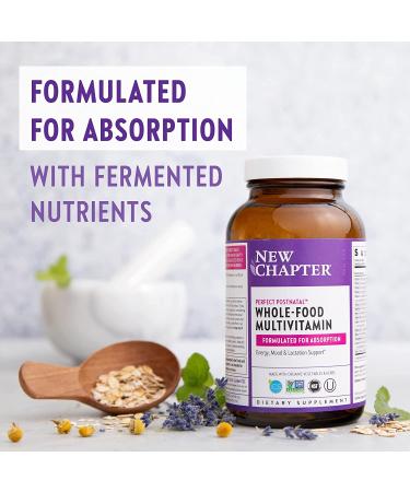 New Chapter Perfect Postnatal Multivitamin - 96 Vegetarian Whole-Food Tablets - Buy Online on GoSupps.com