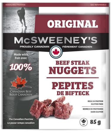 McSweeney's Original Beef Steak Nuggets Box 12 x 85g Original 12 x 85g - Buy Online on GoSupps.com
