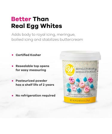 Wilton 702-6020 Meringue Powder Egg White Substitute 4 oz. - Buy Online on GoSupps.com