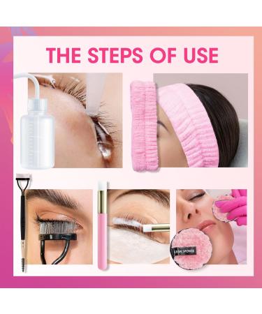 Lash Shampoo for Extensions | 2.11oz Eyelash Cleanser & Kit | Perfect Valentine's Gift for Women Moms & Friends - Buy Online on GoSupps.com