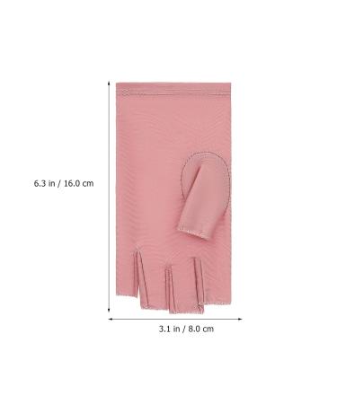 POPETPOP 2 Pairs Uv Gloves Uv Rays Gloves Nail Art Accessory Nail Gloves Nail Art Gloves Nail Art Supplies Anti-uv Fingerless Gloves Fingerless Gloves for Women Sun Protection Cotton Miss - Buy Online on GoSupps.com