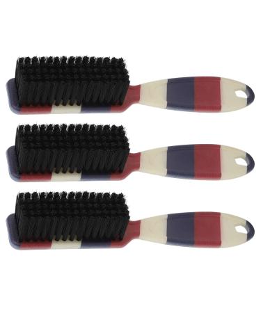 Premium 3-Part Razor Brush Set for Men | Facial Cleaning Beard Oil & Hairstyling Brushes | Perfect for Home & Salon Use - Buy Online on GoSupps.com