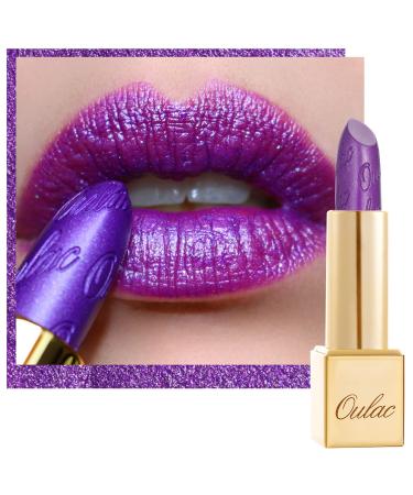 Oulac Metallic Shine Lipstick  High Impact Lipcolor with Moisturizing Creamy Formula  Long Lasting  Vegan & Cruelty-Free  Full-Coverage Lip Color 4.3 g/0.15 oz  Royal Sash(16) - Buy Online on GoSupps.com