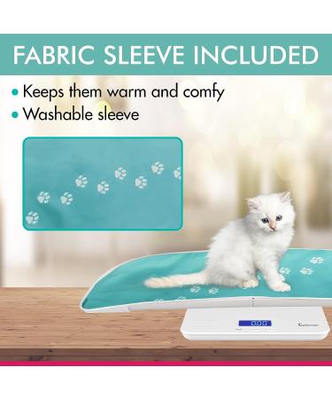 Adamson A50 Pet and Baby Scale 2023 - Digital Scale for Cats Dogs Rabbits - Up to 220 lb / 100 kg - Buy Online on GoSupps.com