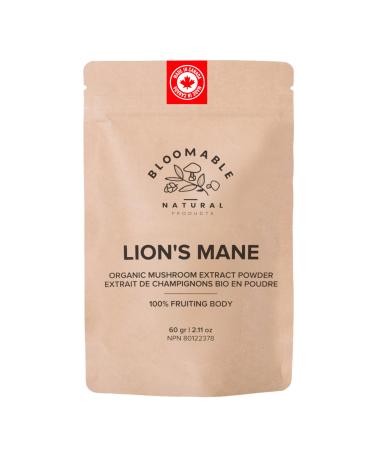 Bloomable Lion's Mane Mushroom Powder I Brain Health Memory Focus (3.5oz/100 gr)