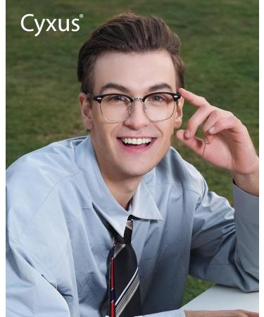 Cyxus Blue Light Filter Glasses for Men & Women | Fashionable Computer & Gaming Safety Glasses - Model 402B025 - Buy Online on GoSupps.com