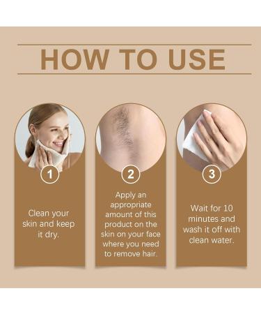 YOENBG Hair removal cream with coconut oil gentle and effective epilator for sensitive skin ideal for upper lip chin and face soothing and moisturizing hair removal cream 1 - Buy Online on GoSupps.com