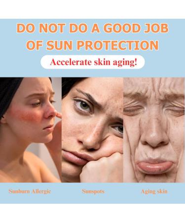 Sunscreen SPF 50+ Sun Cream SPF 50+ Oil Control Face Sun Cream SPF 50 PA++++ Suncream Factor 50 for Face Waterproof Travel Sun Cream Ultra Light UVA & UVB Protetion Non-Perfumed - Buy Online on GoSupps.com
