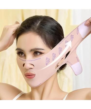 V Line Face Lifting Chin Mask Reusable V Line Lifting Chin Strap Double Chin Reducer Jaw Strap for Double Chin V Shaped Facial Lifting Bands for Men and Women - Buy Online on GoSupps.com