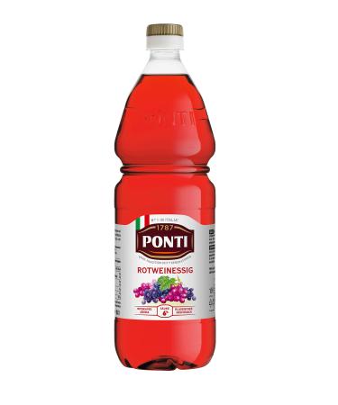 Ponti Ponti 4 x 1 Liter Red Vinegar Bottles