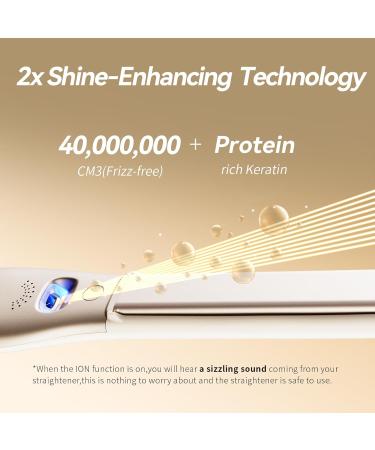 Small Flat Iron 1/2 Inch - Perfect for Short Hair Pixie Cuts & Bangs | Anti-Pinch Design | Dual Voltage Travel-Friendly | White - Buy Online on GoSupps.com