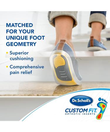 Dr. Scholl's Custom Fit Orthotic Inserts CF 340 - Supportive Insoles for Maximum Comfort - Buy Online on GoSupps.com