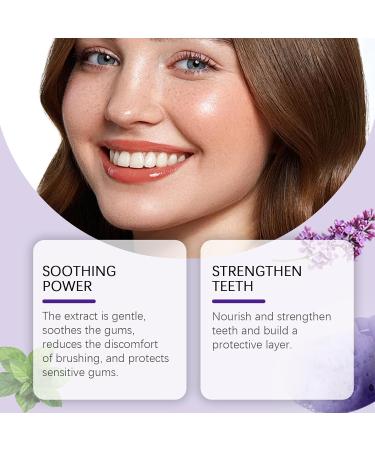 Purple Teeth Cleaning Mousse Cleans and Cares for Teeth Oral Care Removes Stains Gentle Teeth Cleaning Mousse - Buy Online on GoSupps.com