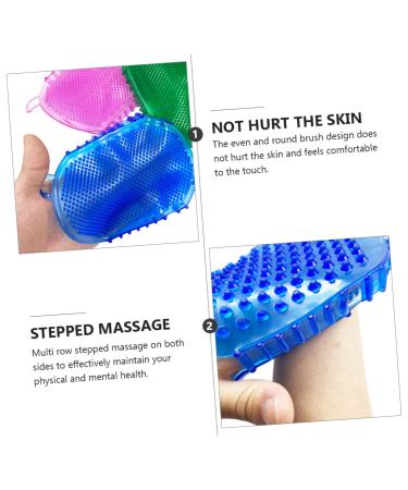FOMIYES 3pcs Silicone Scorpion Body Scrub Mitt Set for Relaxation and Spa Massage - Buy Online on GoSupps.com
