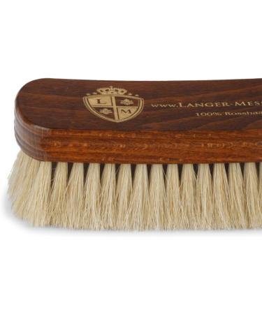 Langer & Messmer Horsehair Shoe Brush - White Polishing Brush for Shoe Care - Buy Online on GoSupps.com