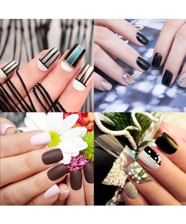 500PC Short Square Nail Tips Set - Full Cover Clear Acrylic Fingernails for Gel Nails - 12 Sizes for Nail Studios & DIY Nail Art - International Shipping Available - Buy Online on GoSupps.com