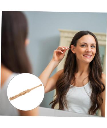Gogogmee Ear Tool Carved Wood Ear Cleaner Portable Earwax Removal Tool Non Slip Design and for Daily Use for Friends and Family - Buy Online on GoSupps.com