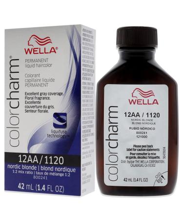 Wella Color Charm 12AA Nordic Blonde Permanent Hair Color for Gray Coverage - Buy Online on GoSupps.com