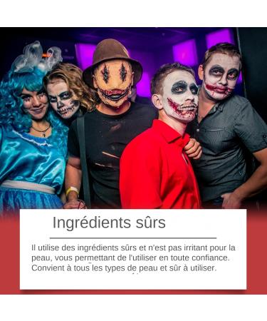 Artificial Blood for Halloween Coagulated Gel Blood Decorative Makeup 50ml for Body and Face Adult and Child Costume Vampire Cosplay Clothing - Buy Online on GoSupps.com