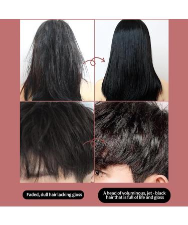 Saveurs - Un Shampooing De Couleur De Cheveux Noirs | Dye Capillaire 500 Ml De Teinturier De Coiffure V g tale - Shampooing De Dyeing Contre Les Cheveux Gris Pour Hommes Femmes Hydratantes La Maison 1 g (Lot de 1) - Buy Online on GoSupps.com