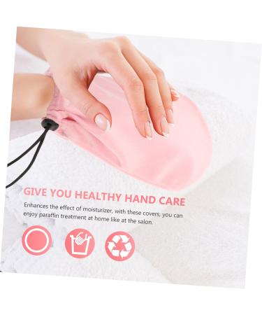 FOMIYES 6 Pairs Wax Thermal Insulation Gloves Wax Bath Foot Hand Cover Mitts Cracked Hand Gloves Hand Protector Gloves Hand Gloves Spa Wax Socks Baby Plush Keep Warm Floor Mat Pink - Buy Online on GoSupps.com
