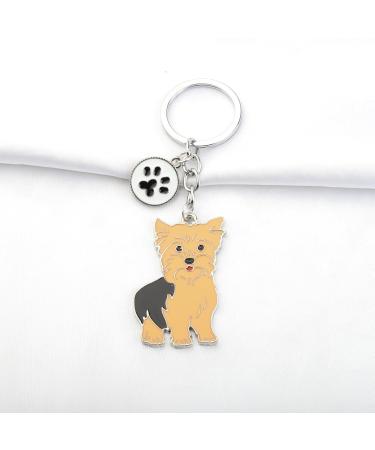 Ensianth Dog Keychain | Perfect Gifts for Dog Lovers | Puppy Paw Print Keyring for Dog Owners - Buy Online on GoSupps.com