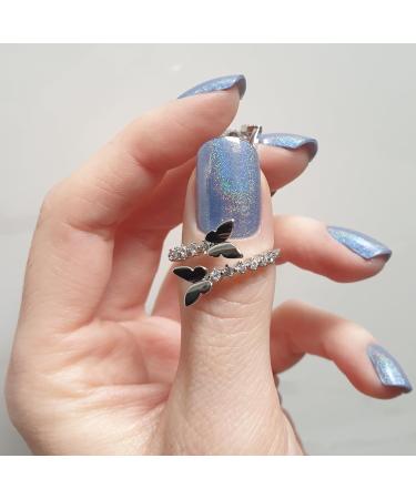 Zaubern gel4Home - UV Nail Wraps & Gel Nail Wraps (Rainbow Shadow) | Semi-Cured Gel Nails for Stunning Manicures | International Shipping Available - Buy Online on GoSupps.com