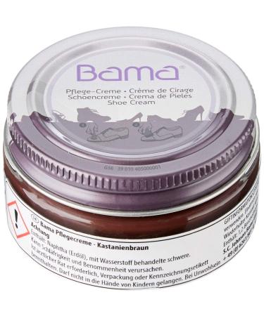 Bama Care cream jar for smooth leather Kastanienbraun