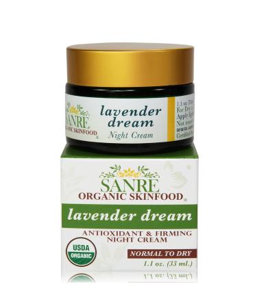 Lavender Dream Night Cream - 100% USDA Organic Lavender & Calendula for Dry to Normal Skin | International Shipping Available - Buy Online on GoSupps.com