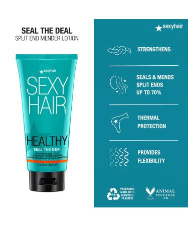 SexyHair Healthy Seal the Deal Split End Mender Lotion 3.4 fl oz - For All Hair Types - Buy Online on GoSupps.com
