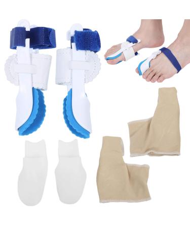 Bunion Splints Big Toe Straightener Separator Set for Foot Care 6pcs Hallux Valgus Corrector Bunion Protector Cushions for Relieve Orthopedic Foot Pain