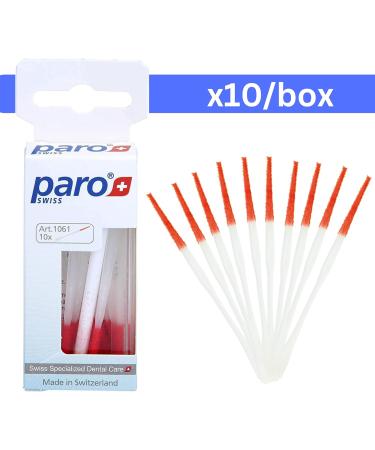 PARO Brush Stick | Best Interdental Brush for Teeth Implants & Braces | Flossing Tool for Oral Hygiene | 6 Pack of 10 Count - Buy Online on GoSupps.com
