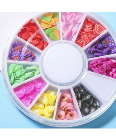 Remorui Mini Colorful Nail Art Slices - 3D Fruit & Flower Polymer DIY Charms for Unique Nail Designs - Buy Online on GoSupps.com