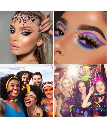  LOPHE Liquid Eyeliner Set of 12 Rainbow Color Matte Finish Durable and Waterproof Stain Resistant Perfect for Christmas and Masquerade Ball - Buy Online on GoSupps.com