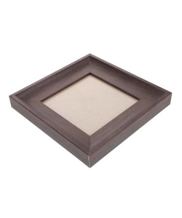 plaques ongles pour nail art fournitures d'affichage d'art d'ongle support d'art d'ongle Stand exposant porte-ongles pour nail art cadre photo nail art en bois Brown