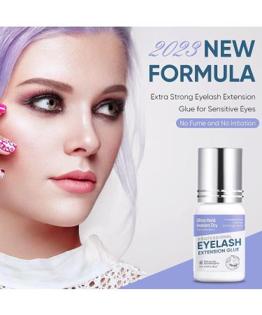 Quick Waterproof Lash Extension Glue - 6+ Week Retention for Sensitive Eyes - 5ML - Buy Online on GoSupps.com