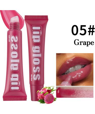  TQEBWUS Fruit Flavored Lip Gloss Set Flavored Lip Gloss Set for Girls 8X Jelly Tinted Lip Butter Oil Soft Liquid Lip Gloss - Buy Online on GoSupps.com