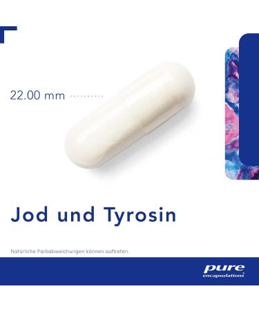 Buy Pure Encapsulations Iodine and Tyrosine - 60 Capsules for Optimal Thyroid Health | International Shipping Available - Buy Online on GoSupps.com