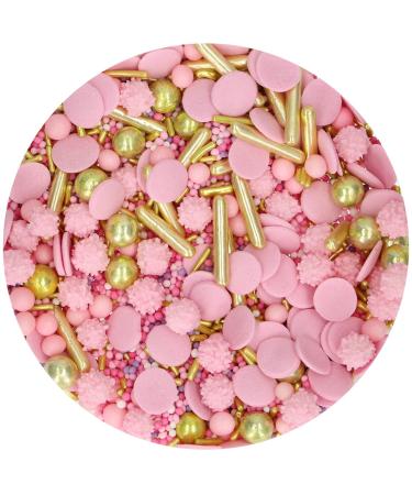FunCakes Glamour Pink Sprinkle Medley - Sugar Sprinkles for Cake Decorating | 65g | Perfect for Parties & Celebrations - Buy Online on GoSupps.com