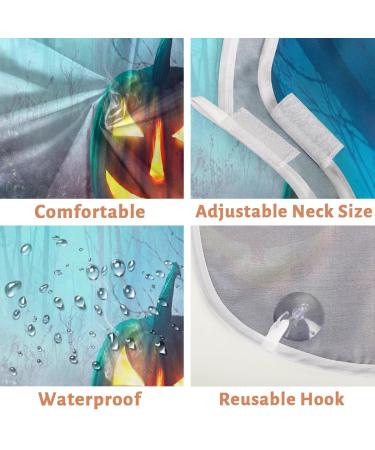 Shop Halloween Spooky Pumpkin Beard Bib Apron - Waterproof Hair Catcher for Men | Perfect Grooming Gift - Buy Online on GoSupps.com