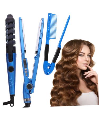 MUSISALY 1 Set Curling Iron Set Curling Wand Curler Comb Hair Rollers Plastic Hair Straightener Rubber