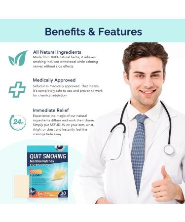 Stop Aid Step 1 Quit Patch 21mg | 30 Patches | 24-Hour Relief - Buy Online on GoSupps.com