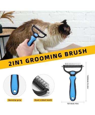 GDRAW 9-Part Zoo Set for Dogs & Cats | Complete Pet Grooming Supplies - Claw Scissors Nail Files Combs & Collars - International Shipping Available - Buy Online on GoSupps.com