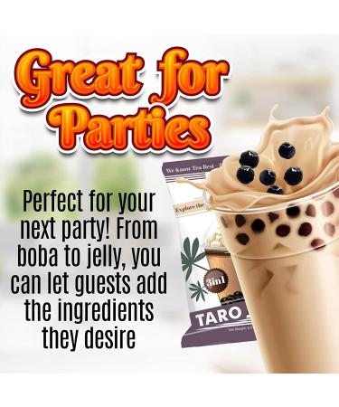 DIY Bubble Tea Kit - 6 Flavors, 36 Drinks, Taro, Lychee, Coconut, Mango, Milk Tea, Thai Tea, Straws - Authentic Boba Tea Kit - Buy Online on GoSupps.com