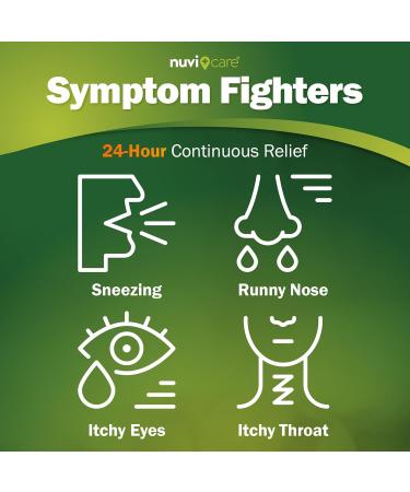 24-Hour Allergy Relief - Cetirizine Hydrochloride 10mg Tablets | Compare to Zyrtec - 100 Count Generic Antihistamine for All-Day Relief - Buy Online on GoSupps.com