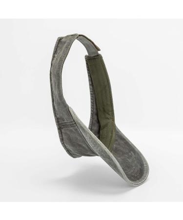 Vintage Pigment-Dyed Sun Visor Hat for Outdoor Sports - Grey | Unisex Golf, Baseball, Tennis Cap - Buy Online on GoSupps.com