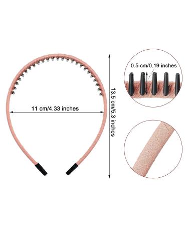 Willbond 8-Piece Teeth Comb Hairband Set for Women and Girls - Vibrant Colors - Buy Online on GoSupps.com