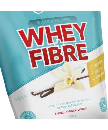 Prozis Whey + Fiber 900 g Vanilla - Buy Online on GoSupps.com