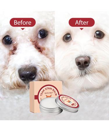 LINXINS Tear Stain Remover for Dogs Eyes Dog Tear Stain Remover Pet Tear Stain Remover 1 oz (30g) Natural Plant Based Eye Care for Cats and Dogs Gentle Cleansing - Buy Online on GoSupps.com