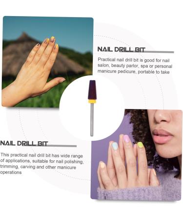 FRCOLOR Nail Bit Carbide Drill Bit Acrylic Nail Drill Bits Cuticle Drill Bits for Nails Women Manicure Supplies Metal Nail Drill Nails Drill Bits Multifunction Tungsten Steel Nail Clippers - Buy Online on GoSupps.com